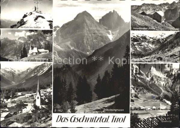 Tirol Region Gschnitztal Habicht Gipfelkreuz St Magd