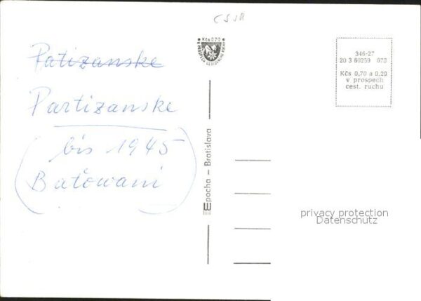 Partizanske Orts und Teilansichten Monument – Bild 2