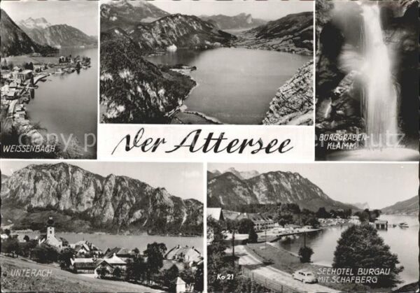 Attersee Weissenbach Burggraben Klamm Unterach S