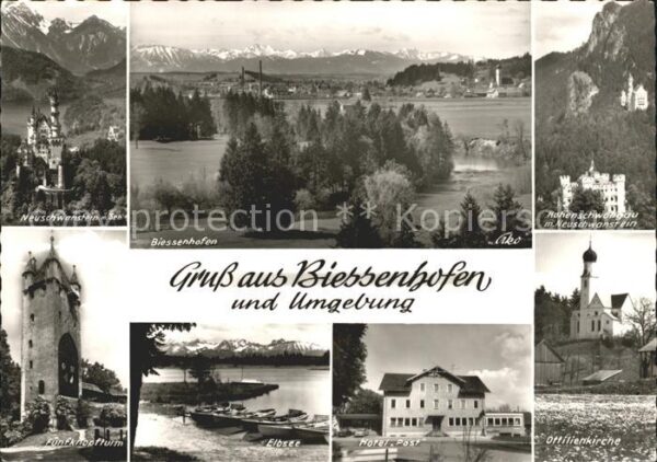 Biessenhofen Neuschwanstein Panorama Hohenschwangau
