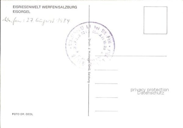 Werfen Salzburg Eisriesenwelt Eisorgel – Bild 2