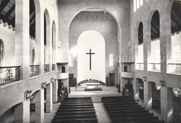 Salzburg Oesterreich Friedenskirche St Elisabeth Inneres