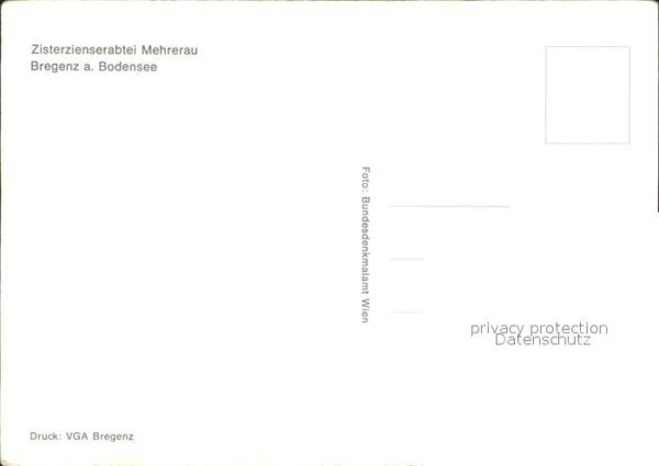 Bregenz Vorarlberg Zisterzienserabtei Mehrau – Bild 2
