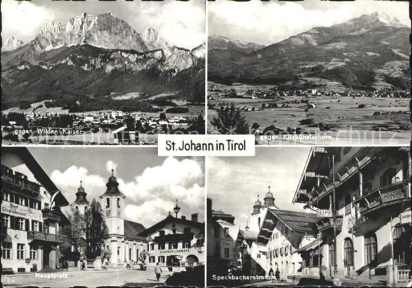 St Johann Tirol Wilder Kaiser Kitzbühelerhorn Hauptplat