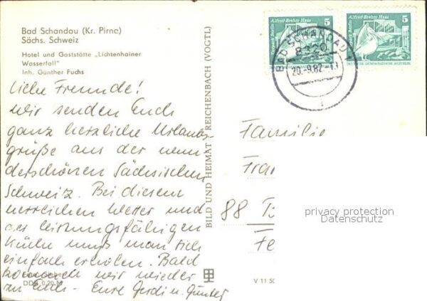 Bad Schandau Hotel und Gaststätte Lichtenhainer Wass – Bild 2