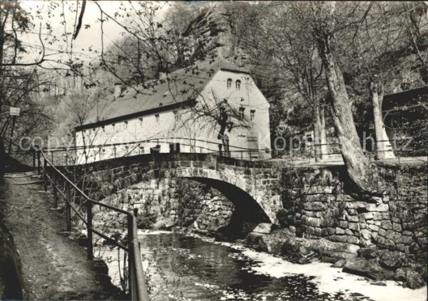 Lohmen Sachsen Lochmühle im Liebethaler Grund