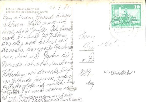 Lohmen Sachsen Lochmühle im Liebethaler Grund – Bild 2