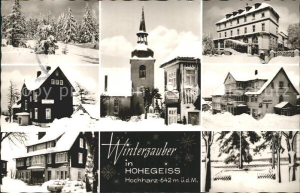 Hohegeiss Harz Teilansichten Kirche