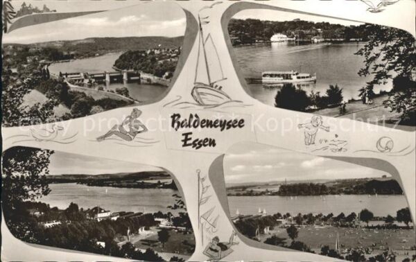 Essen Ruhr Baldeneysee Teilansichten