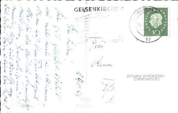 Recklinghausen Westfalen Teilansicht Petruskirche Rathaus Masrkt – Bild 2