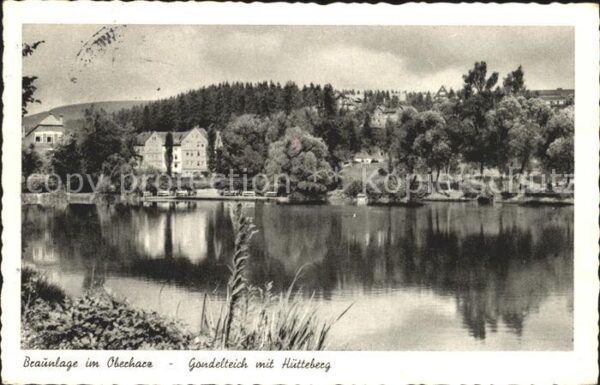 Braunlage Gondelteich mit Hütteberg