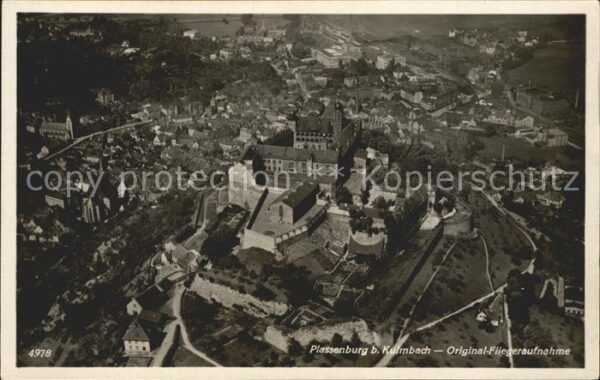 Kulmbach Plassenburg Fliegeraufnahme