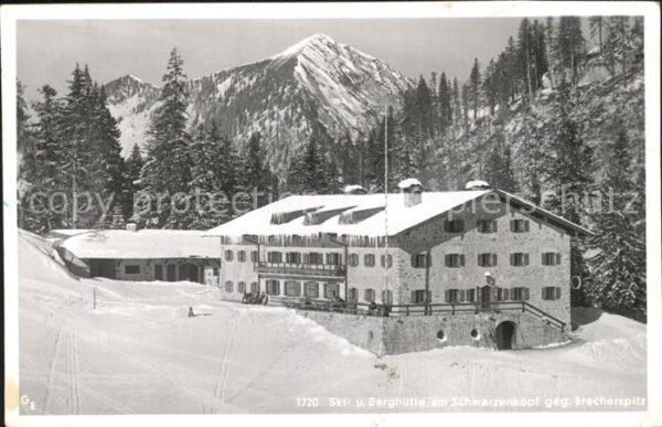 Schwarzenkopf Ski und Berghütte mit Brecherspitz