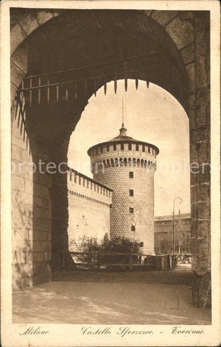 Milano Castello Sforzesoo Torrione