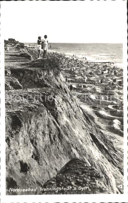 Wenningstedt Sylt Steilküste Strand