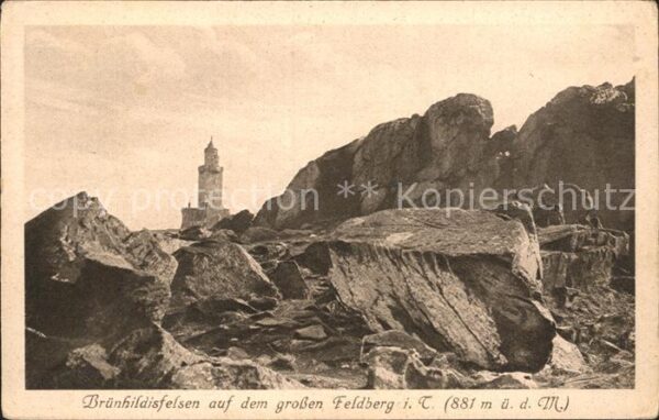 Grosser Feldberg Taunus Brünhildisfelsen Turm