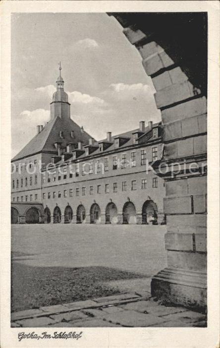 Gotha Thueringen Schlosshof
