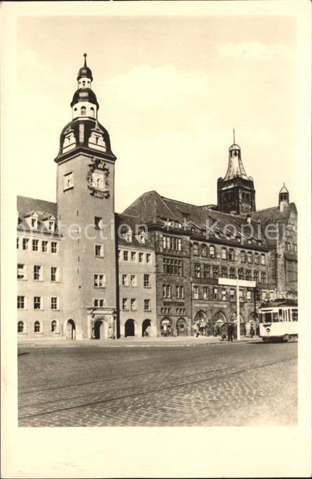 Karl-Marx-Stadt Markt mit Rathaus
