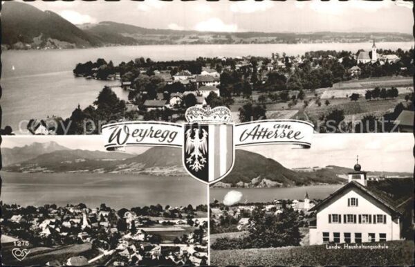 Weyregg Attersee Panorama Teilansicht