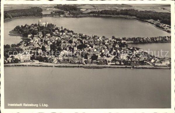 Ratzeburg Inselstadt Fliegeraufnahme