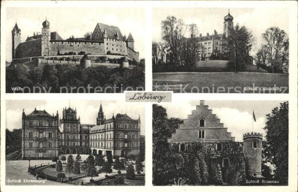 Loburg Nordrhein-Westfalen Veste Schloss Callenberg Schloss Ehrenb