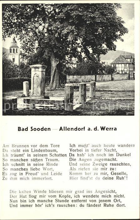 Bad Sooden-Allendorf Am Brunnen vor dem Tore mit altem Linde