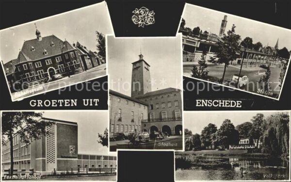 Enschede Rijksmuseum Station Stadthuis Textielva