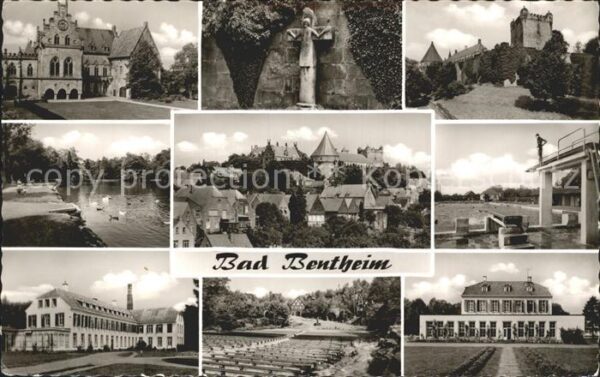 Bad Bentheim Rathaus Kruzifix Schloss See Schwimmbad