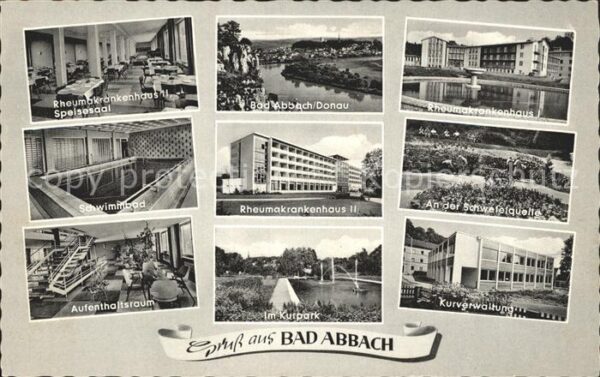 Bad Abbach Rheumakrankenhaus Speisesaal Donau Schw