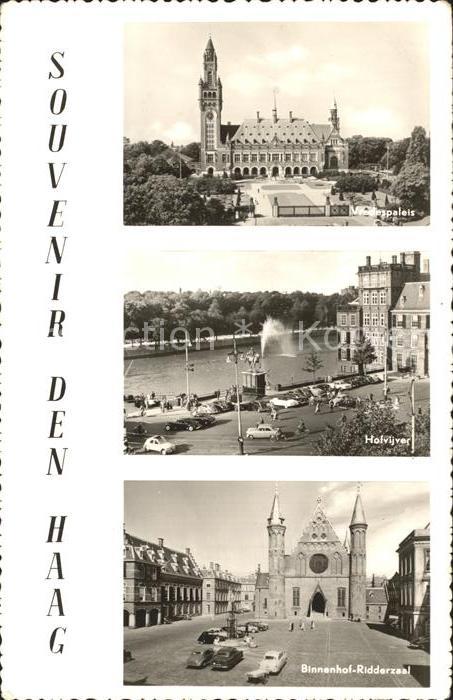 Den Haag Vredespaleis Hofvijver Binnenhof Ridder