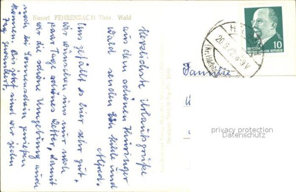 Fehrenbach Thueringer Wald Totalansicht – Bild 2