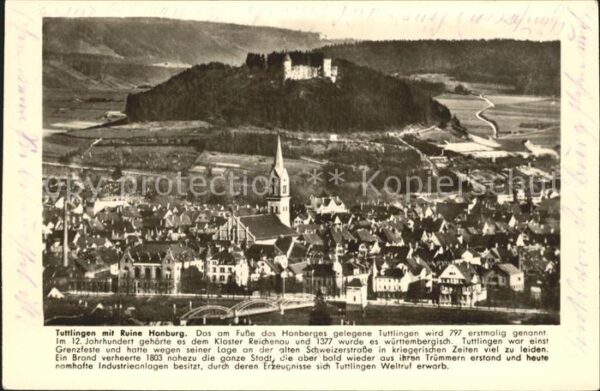 Tuttlingen mit Ruine Homburg
