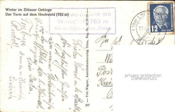 Zittau Hochwaldturm Zittauer Gebirge – Bild 2