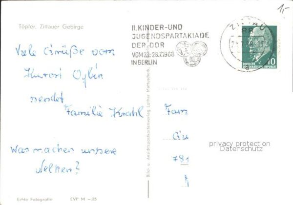 Zittau Töpferbaude mit Felsentor im Zittauer G – Bild 2