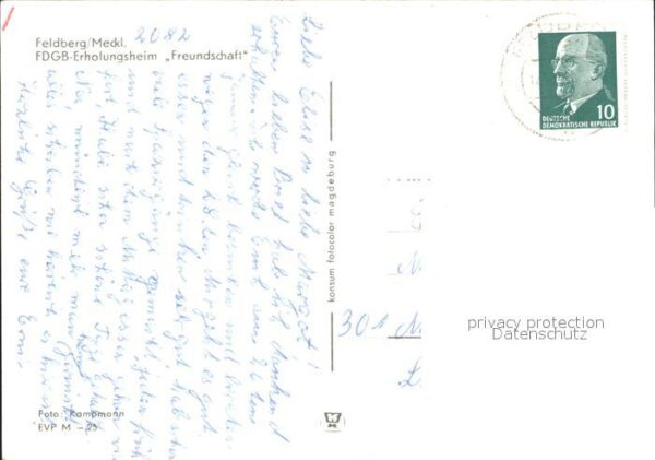 Feldberg Mecklenburg FDGB Erholungsheim Freundschaft – Bild 2