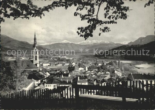 Bad Toelz Blick vom Calvarienberg