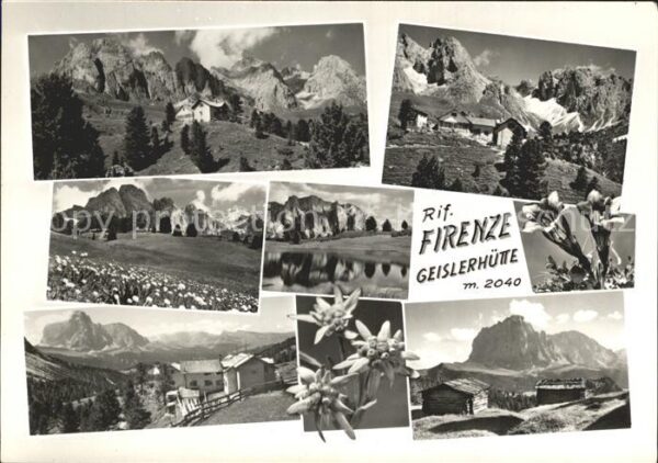 Firenze Florenz Geislerhütte Panorama Teilansichten