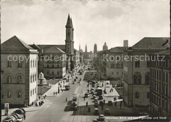 Muenchen Ludwigstrasse Kirche