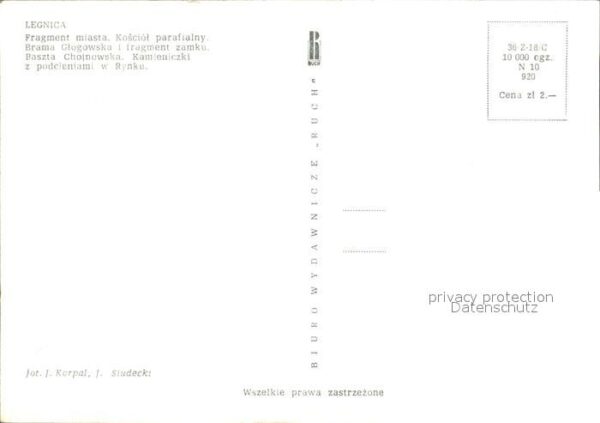 Legnica Fragment miasta Koscial parafialny Bram – Bild 2