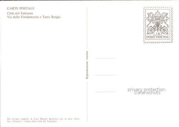 Vatikan Citta del Vaticano Via delle Fondamente – Bild 2