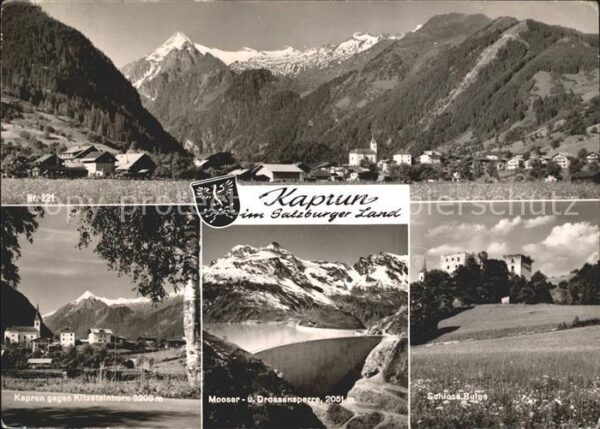 Kaprun Panorama Kitzsteinhorn Mooser und Dross