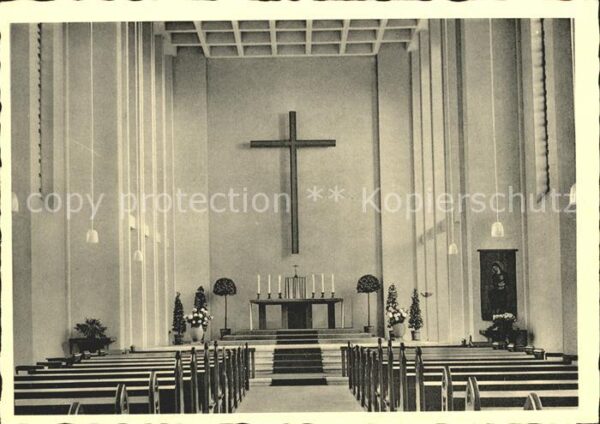 Moenchengladbach Kapelle des kath Krankenhauses Maria Hi