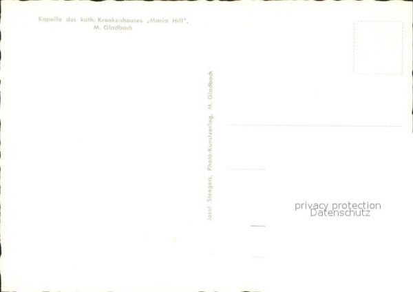 Moenchengladbach Kapelle des kath Krankenhauses Maria Hi – Bild 2