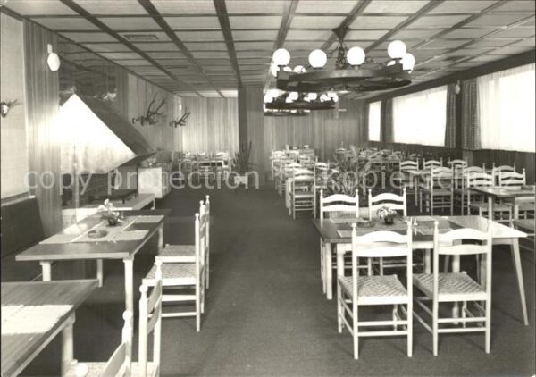 Oberhof Thueringen HOG Oberer Hof Jägerrestaurant Gastraum