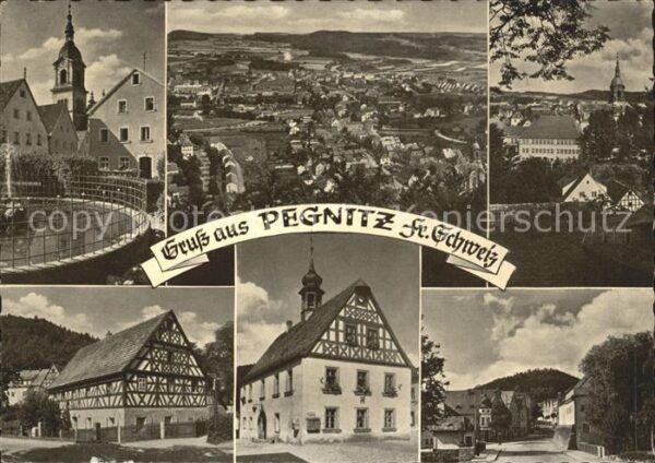 Pegnitz Totalansicht Kirche Dorfmotive