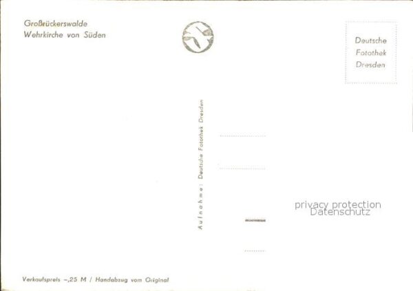 Grossrueckerswalde Wehrkirche von Süden – Bild 2