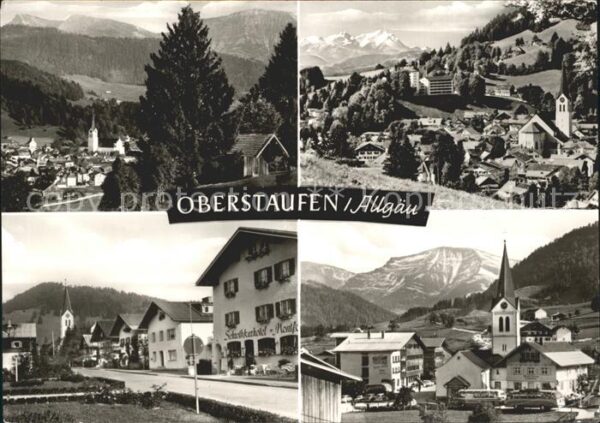 Oberstaufen Total Ortsansichten Kirche