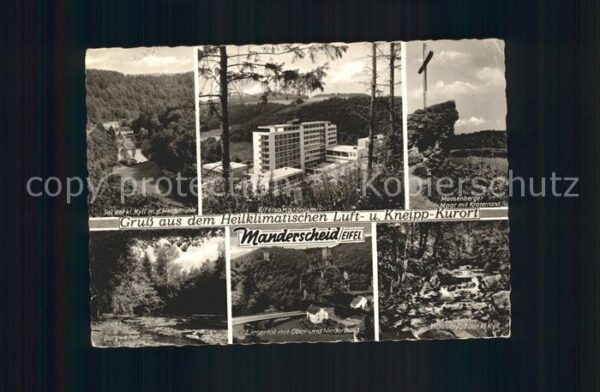 Manderscheid Eifel Kl Kylltal Heidsmühle Eifelsanatorium B