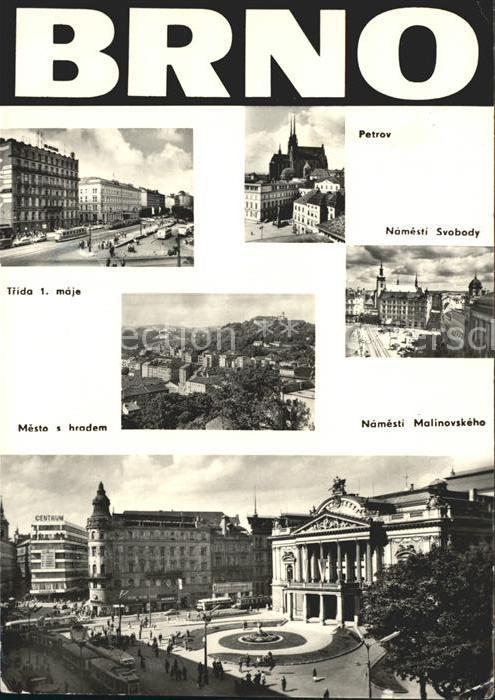 Brno Bruenn Trida 1 maje Petrov Namesti Svobody Mes