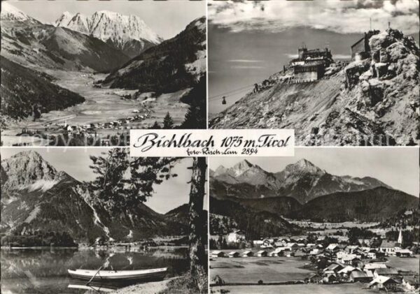Bichlbach Totalansicht Bergstation Bootspartie Pa